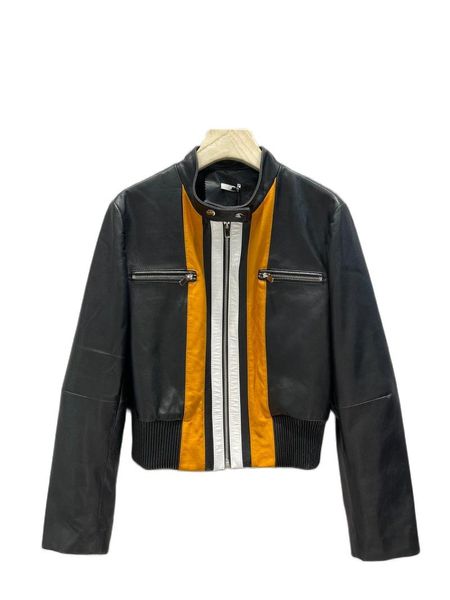 women's jackets luxury designer brand clothing leather jacket spring female baseball uniform sheepskin coat genuine 51713, Black;brown
women's jackets luxury designer brand clothing leather jacket spring female baseball uniform sheepskin coat genuine 51713, Black;brown