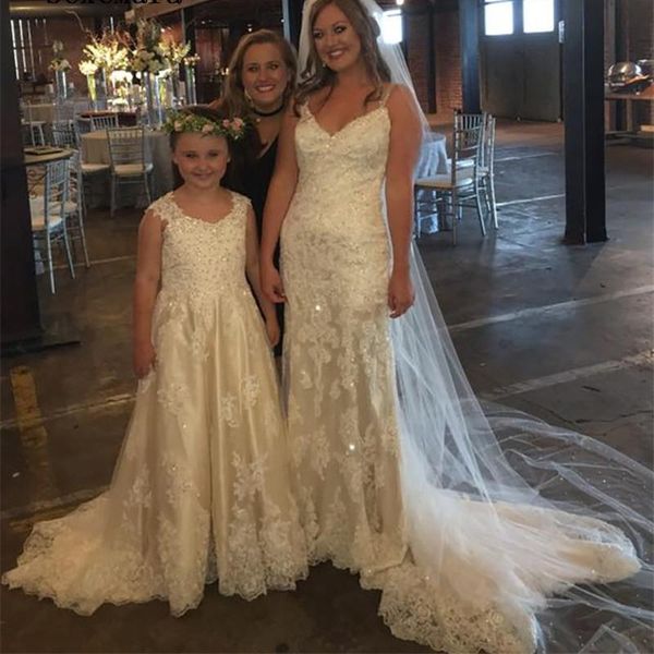 girl's dresses ivory flower girls sleeveless for weddings lace appliques ball girl gown birthday first communion pageant, Red;yellow
girl's dresses ivory flower girls sleeveless for weddings lace appliques ball girl gown birthday first communion pageant, Red;yellow