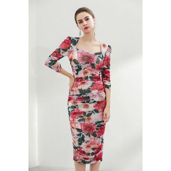 casual dresses women dress spring summer runway irregular collar three quarter sleeves pencil np1526y, Black;gray
casual dresses women dress spring summer runway irregular collar three quarter sleeves pencil np1526y, Black;gray