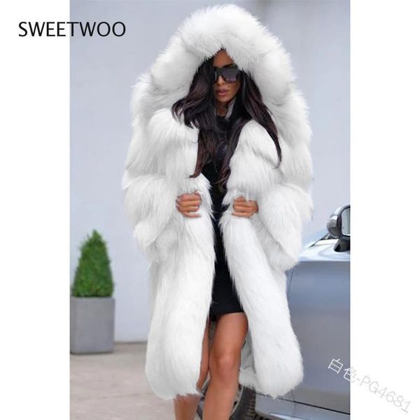 women's fur & faux autumn and winter fashion warm hooded jacket long coat long-sleeved plus size luxury, Black
women's fur & faux autumn and winter fashion warm hooded jacket long coat long-sleeved plus size luxury, Black