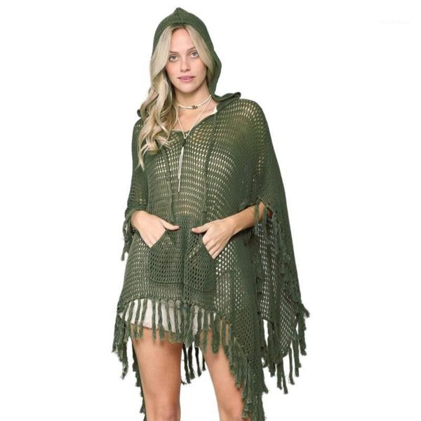 women's swimwear plus size hollow knitted beach bikini cover up hooded tassel sunscreen green female jacket swimsuit, White;black
women's swimwear plus size hollow knitted beach bikini cover up hooded tassel sunscreen green female jacket swimsuit, White;black