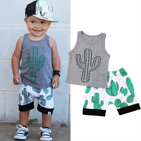 summer newborn kids baby boy sleeveless cactus t shirt shorts outfits casual sunsuit set, White
summer newborn kids baby boy sleeveless cactus t shirt shorts outfits casual sunsuit set, White