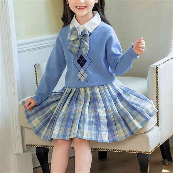 baby girls clothes preppy style kids suits long sleeve knitted pleated skirt 2 pieces children for 6 8 10, White
baby girls clothes preppy style kids suits long sleeve knitted pleated skirt 2 pieces children for 6 8 10, White