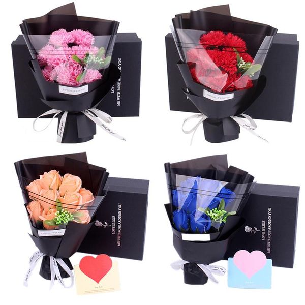 creative scented artificial soap flowers rose bouquet gift box simulation rose wedding valentines day birthday gifts decor
creative scented artificial soap flowers rose bouquet gift box simulation rose wedding valentines day birthday gifts decor