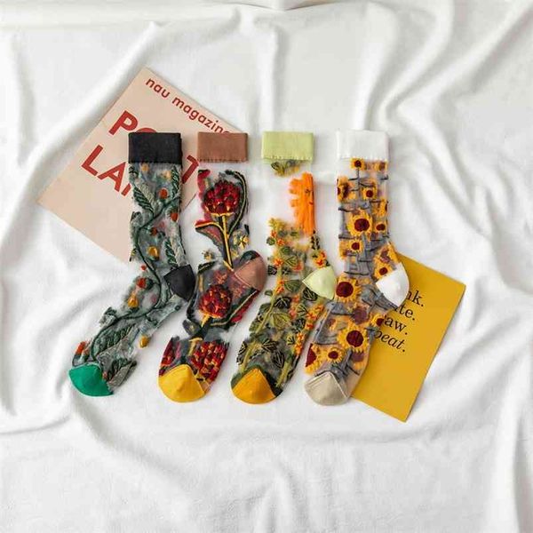 transparent sock pack 4 pairs ultra-thin flowers aesthetic socks art set harajuku rayon woman sock girl summer skarpetki 210720, Black;white
transparent sock pack 4 pairs ultra-thin flowers aesthetic socks art set harajuku rayon woman sock girl summer skarpetki 210720, Black;white