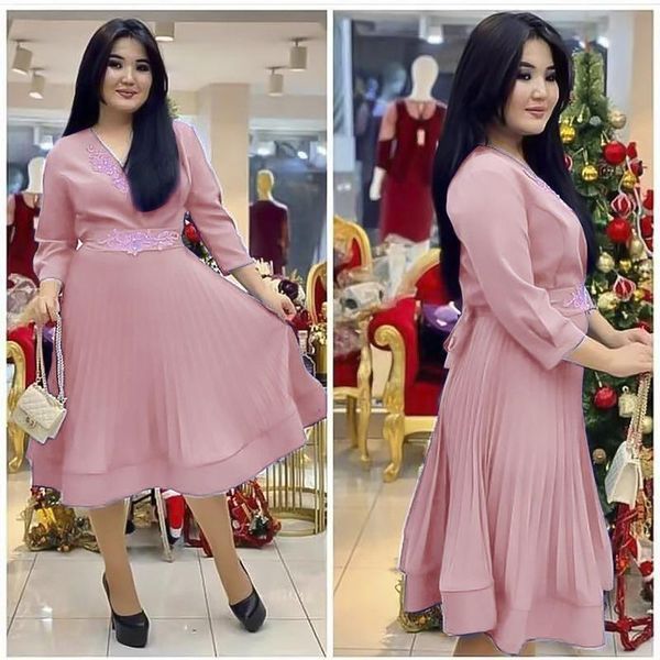 ethnic clothing autumn african dresses for women v-neck regular solid color dress clothes, Red
ethnic clothing autumn african dresses for women v-neck regular solid color dress clothes, Red