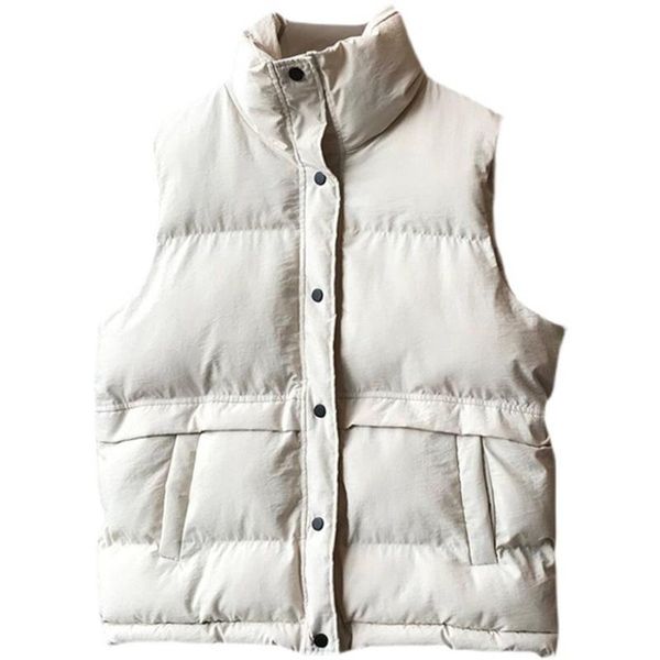 women's vests cotton vest women short outer wear 2021 winter clothes loose korean version the wild waistcoat thick jacket, Black;white
women's vests cotton vest women short outer wear 2021 winter clothes loose korean version the wild waistcoat thick jacket, Black;white