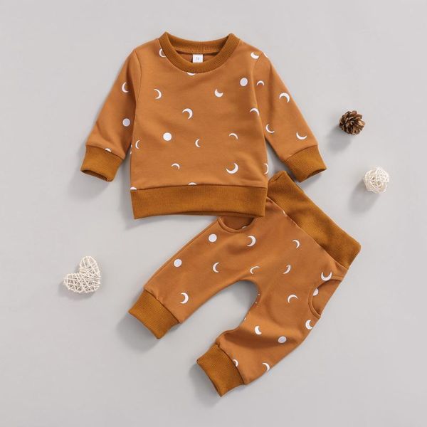 clothing sets 0-24m 2pcs born infant baby girls boys suit set sun moon print o-neck long sleeve + trousers with pockets fall clothes, White
clothing sets 0-24m 2pcs born infant baby girls boys suit set sun moon print o-neck long sleeve + trousers with pockets fall clothes, White