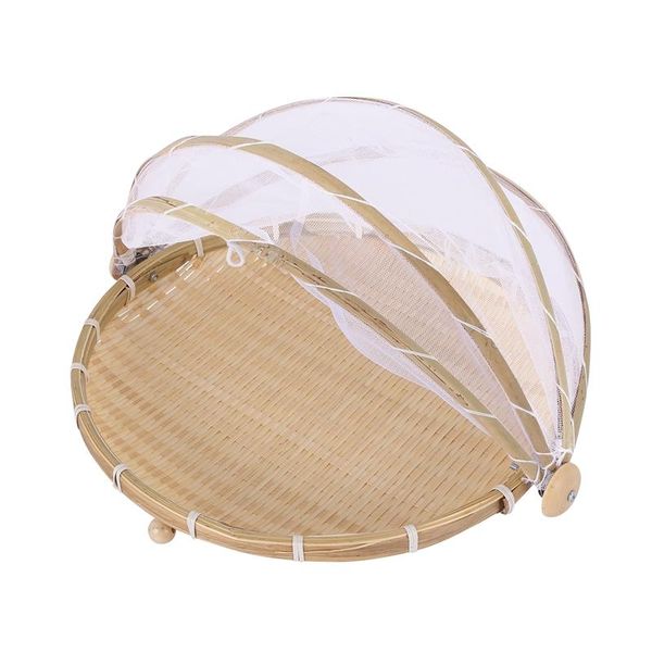 storage baskets 1pc hand woven bug proof basket dustproof picnic handmade fruit vegetable bread cover wicker with gauze
storage baskets 1pc hand woven bug proof basket dustproof picnic handmade fruit vegetable bread cover wicker with gauze