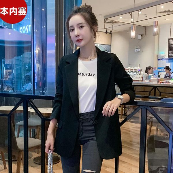 women's suits & blazers blazer women suit autumn leisure long sleeve coat veste femme, White;black
women's suits & blazers blazer women suit autumn leisure long sleeve coat veste femme, White;black