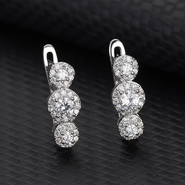 stud fashion floral shape earrings women's zirconia full diamond buckle s925 sterling silver jewelry wholesale, Golden;silver
stud fashion floral shape earrings women's zirconia full diamond buckle s925 sterling silver jewelry wholesale, Golden;silver