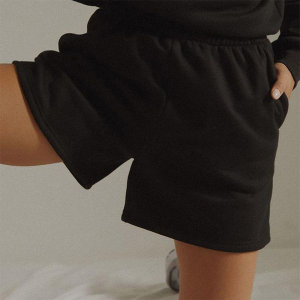 women's shorts sports women high elastic waist black wide leg with slant pockets loose fitness bottoms summer casual biker, White;black
women's shorts sports women high elastic waist black wide leg with slant pockets loose fitness bottoms summer casual biker, White;black