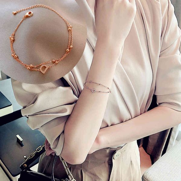 bracelet rose gold temperament girlfriends bracelet in niche jewelry sisters net red, Golden;silver
bracelet rose gold temperament girlfriends bracelet in niche jewelry sisters net red, Golden;silver