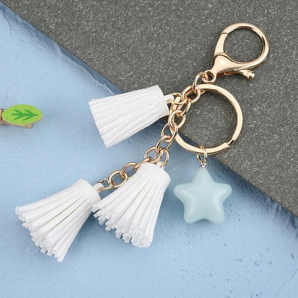keychains korean five-pointed star tassel keychain fashion alloy multi-layer long car key chain bag accessories pendant jewelry, Silver
keychains korean five-pointed star tassel keychain fashion alloy multi-layer long car key chain bag accessories pendant jewelry, Silver