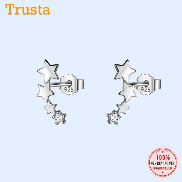 stud trustdavis real 925 sterling silver fashion sweet star dazzling cz earrings for women wedding minimalist jewelry db944, Golden;silver
stud trustdavis real 925 sterling silver fashion sweet star dazzling cz earrings for women wedding minimalist jewelry db944, Golden;silver