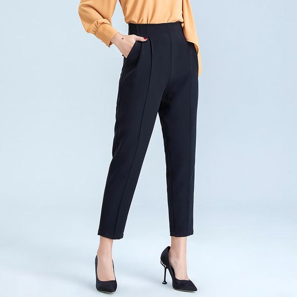women's pants & capris spring 2021 solid color stretch suit fashion style waist temperament nine women, Black;white
women's pants & capris spring 2021 solid color stretch suit fashion style waist temperament nine women, Black;white