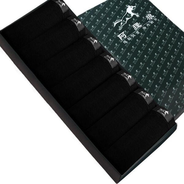 underpants 2021mens boxers 7pcs men's panties breathable black cotton male solid flexible shorts pure color pants sets, Black;white
underpants 2021mens boxers 7pcs men's panties breathable black cotton male solid flexible shorts pure color pants sets, Black;white