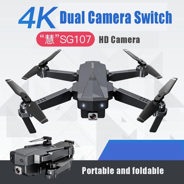 sg107 folding uav 4k hd aerial p optical flow remote control four axis aircraft rc drone profissional
sg107 folding uav 4k hd aerial p optical flow remote control four axis aircraft rc drone profissional