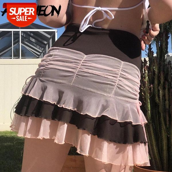 ALLNeon 2000s Fashion Pink Mesh Ruffles Skirts E-girl Vintage Patchwork Ruched Pleated Mini Skirts Y2K Outfits Streetwear A-line #QI3Y, Black
ALLNeon 2000s Fashion Pink Mesh Ruffles Skirts E-girl Vintage Patchwork Ruched Pleated Mini Skirts Y2K Outfits Streetwear A-line #QI3Y, Black