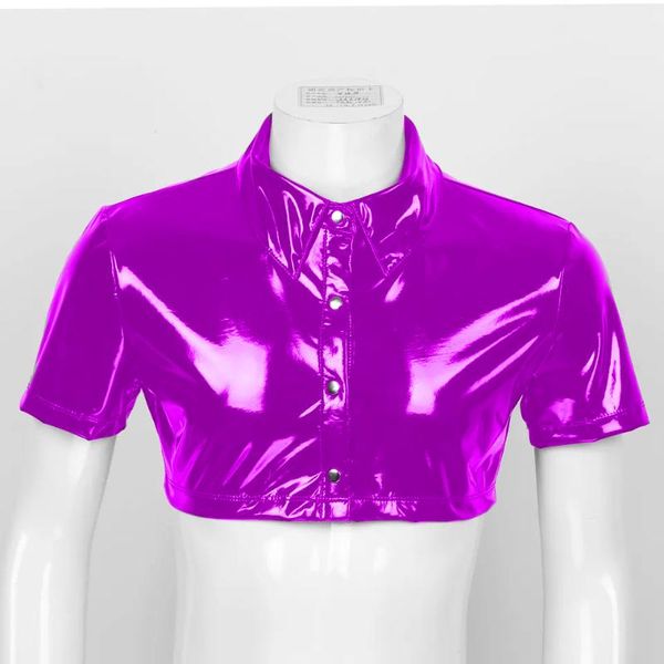 bras sets mens shiny pvc leather short-sleeved shirt erotic shaping sheath latex casual t-shirts gay punk stage club wear top, Red;black
bras sets mens shiny pvc leather short-sleeved shirt erotic shaping sheath latex casual t-shirts gay punk stage club wear top, Red;black
