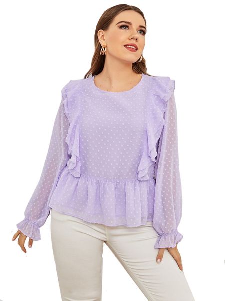 plus size t-shirt womens t shirts spring summer sweet flared sleeves purple point women clothing, Black
plus size t-shirt womens t shirts spring summer sweet flared sleeves purple point women clothing, Black