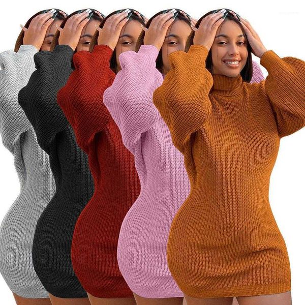 women's sweaters knitted designer sweater dress autumn winter long sleeve solid color high neck womens c bwkh, White;black
women's sweaters knitted designer sweater dress autumn winter long sleeve solid color high neck womens c bwkh, White;black