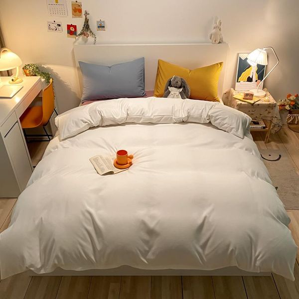 solid bedding sets white quilt cover pillowcase bed flat sheets modern duvet cover sets twin full single king kids bedclothes
solid bedding sets white quilt cover pillowcase bed flat sheets modern duvet cover sets twin full single king kids bedclothes