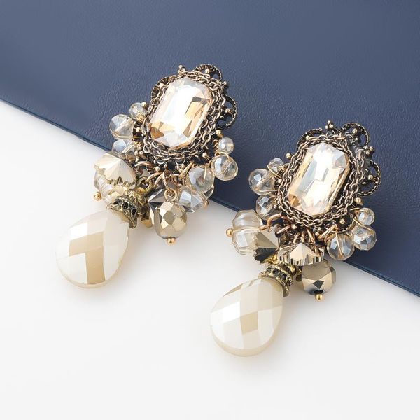 dangle & chandelier fashion metal retro glass geometric earrings women's creative party accessories, Silver
dangle & chandelier fashion metal retro glass geometric earrings women's creative party accessories, Silver