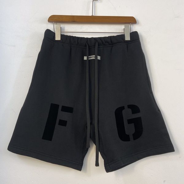 high version fog feel god season 7 main line fg flocking printing casual pants for men and women, Black
high version fog feel god season 7 main line fg flocking printing casual pants for men and women, Black