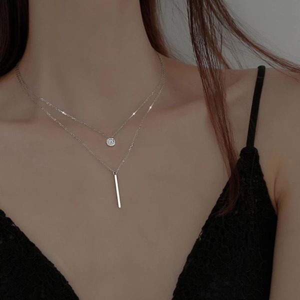 chains style fashion personality creative design necklace cold elegant jewelry in women, Silver
chains style fashion personality creative design necklace cold elegant jewelry in women, Silver