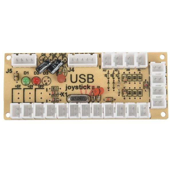 2x zero delay arcade usb encoder pc to joystick for 5pin joystick & 2.8mm button
2x zero delay arcade usb encoder pc to joystick for 5pin joystick & 2.8mm button