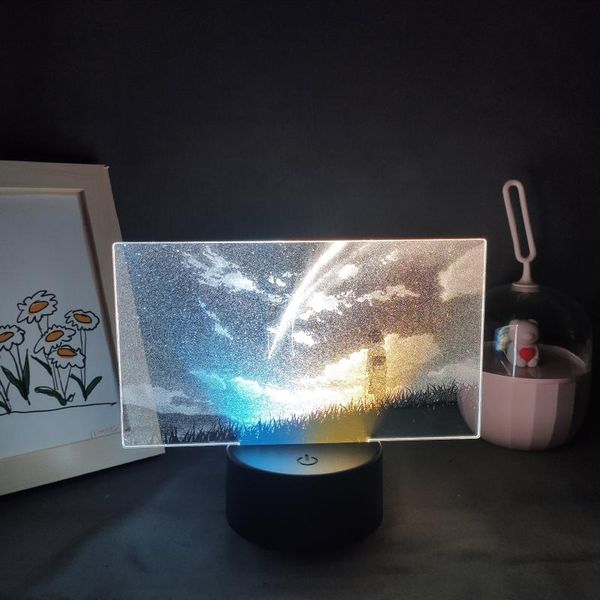 night lights anime movie your name figure miyamizu mitsuha 3d led two tone lamp battery kimi no na wa bedroom deskdecoration
night lights anime movie your name figure miyamizu mitsuha 3d led two tone lamp battery kimi no na wa bedroom deskdecoration