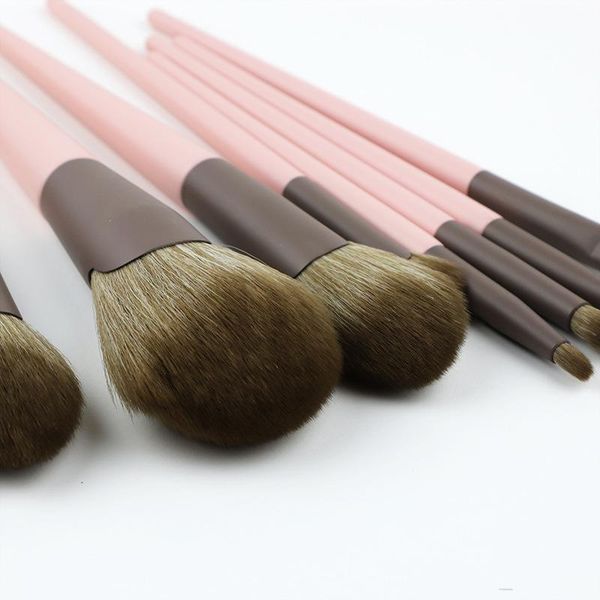 makeup brushes 11pcs pink cosmetics brush kits small pudding set wool fiber eye face professional beauty tools
makeup brushes 11pcs pink cosmetics brush kits small pudding set wool fiber eye face professional beauty tools
