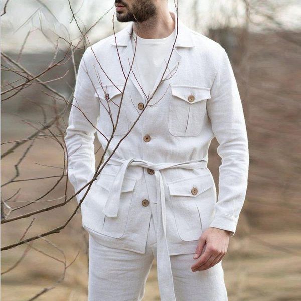 men's wool & blends jacket autumn/winter 2021 casual fashion solid color coat with belt men clothing coats business, Black
men's wool & blends jacket autumn/winter 2021 casual fashion solid color coat with belt men clothing coats business, Black