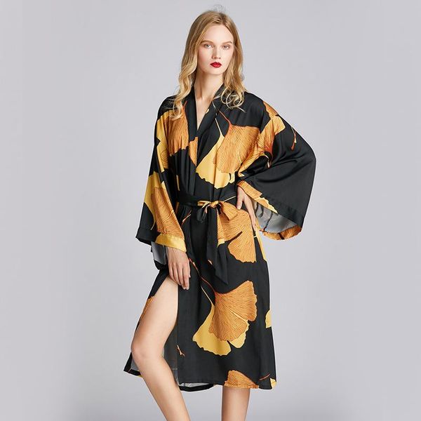 women's sleepwear silk bathrobe women satin kimono robes ginkgo biloba print bridesmaids long robe bride dressing gown, Black;red
women's sleepwear silk bathrobe women satin kimono robes ginkgo biloba print bridesmaids long robe bride dressing gown, Black;red