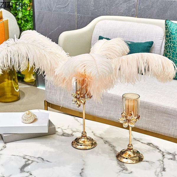 candle holders metal candlestick golden petal crystal tall feet holder container glass handicraft ornaments home decoration
candle holders metal candlestick golden petal crystal tall feet holder container glass handicraft ornaments home decoration