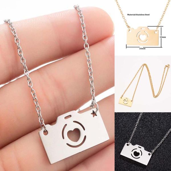 pendant necklaces fashion personality hollow camera clavicle necklace hanging chain jewelry, Silver
pendant necklaces fashion personality hollow camera clavicle necklace hanging chain jewelry, Silver