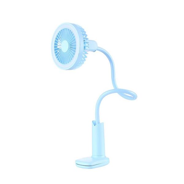 electric fans clip table lamp fan-blue