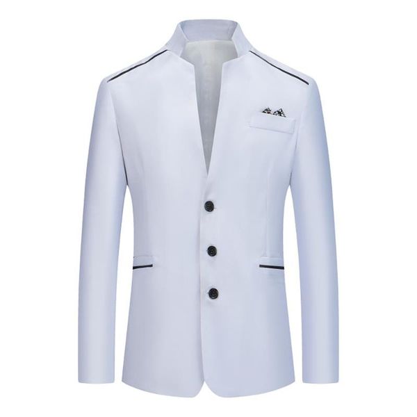 men's suits & blazers mens business blazer formal office work meeting coat solid single breasted buttons suit jacket male, White;black
men's suits & blazers mens business blazer formal office work meeting coat solid single breasted buttons suit jacket male, White;black