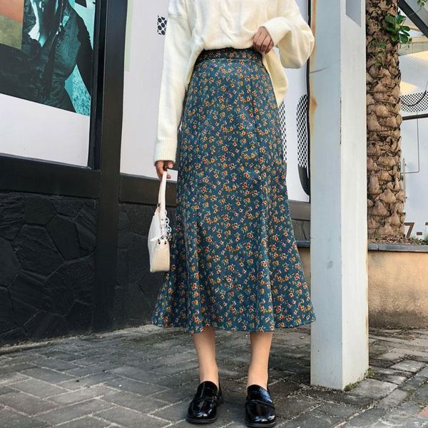 skirts womens high waist floral elegant casual korean style all-match mid-calf lady autumn corduroy soft temperament retro, Black
skirts womens high waist floral elegant casual korean style all-match mid-calf lady autumn corduroy soft temperament retro, Black