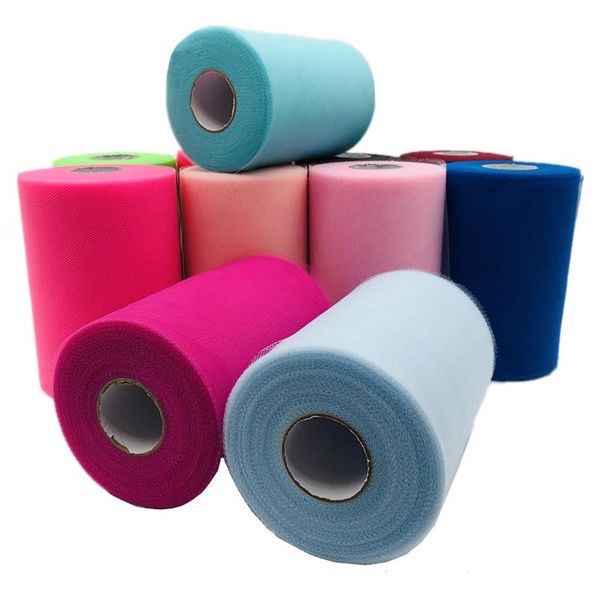 party decoration 15cm 100yards tulle roll fabric spool birthday decor gift wrap baby shower diy tutu skirt wedding table mariage
party decoration 15cm 100yards tulle roll fabric spool birthday decor gift wrap baby shower diy tutu skirt wedding table mariage