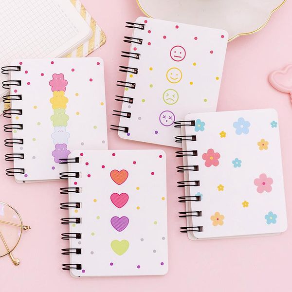 cute flower a7 coil notebook cute student mini portable notebook small pocket student office stationery, Purple;pink
cute flower a7 coil notebook cute student mini portable notebook small pocket student office stationery, Purple;pink