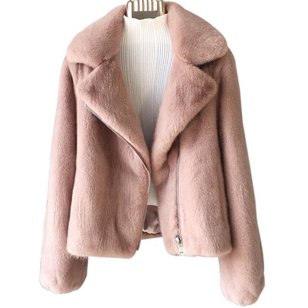 women's fur & faux s-4xl winter thicker warm white furry jacket women short motorcycle fashion long sleeve mink coat outerwear, Black
women's fur & faux s-4xl winter thicker warm white furry jacket women short motorcycle fashion long sleeve mink coat outerwear, Black