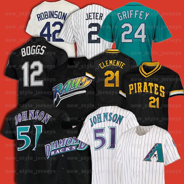 21 roberto clemente 51 randy johnson 42 jackie robinson 12 wade boggs retro men mitchell & ness baseball jersey z15, Blue;black
21 roberto clemente 51 randy johnson 42 jackie robinson 12 wade boggs retro men mitchell & ness baseball jersey z15, Blue;black