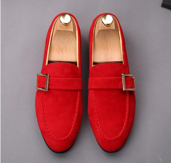 2020 suede buckle leather men loafers fashion slip-on driving shoes men moccasin boat shoes causal shoes men, Black
2020 suede buckle leather men loafers fashion slip-on driving shoes men moccasin boat shoes causal shoes men, Black