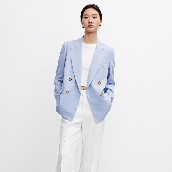 women's suits & blazers spring and summer version simple leisure long sleeve suit coat yu09r1cn2001, White;black
women's suits & blazers spring and summer version simple leisure long sleeve suit coat yu09r1cn2001, White;black