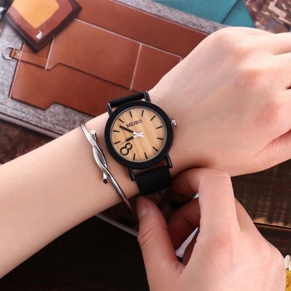 wristwatches fashion women female men quartz watch wooden casual leather watches business analog wristwatch thanksgiving christmas gift, Slivery;brown
wristwatches fashion women female men quartz watch wooden casual leather watches business analog wristwatch thanksgiving christmas gift, Slivery;brown
