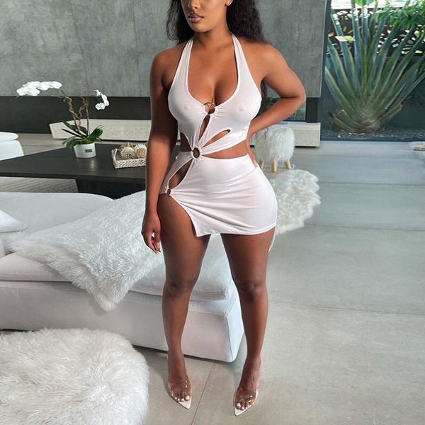 casual dresses party night club dress 2021 summer round neck halter backless mini length evening wear clothing ,mini, Black;gray
casual dresses party night club dress 2021 summer round neck halter backless mini length evening wear clothing ,mini, Black;gray