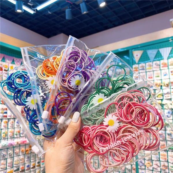 100 pcs/bag korean simple colorful basis rubber band hair rope fashion sweet girl children ponytail hair accessories, Slivery;white
100 pcs/bag korean simple colorful basis rubber band hair rope fashion sweet girl children ponytail hair accessories, Slivery;white