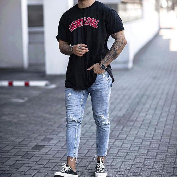 men's jeans men ripped skinny hole trousers stretch slim denim pants large size hip hop black blue casual jogging cropped
men's jeans men ripped skinny hole trousers stretch slim denim pants large size hip hop black blue casual jogging cropped